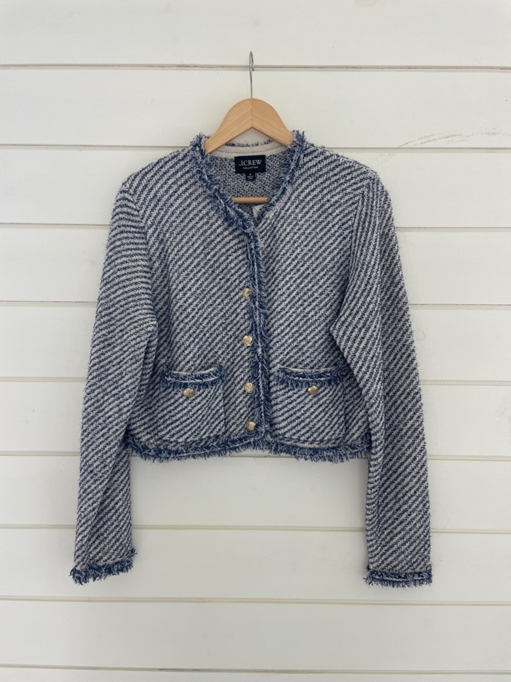 J. Crew Collection Cropped Lady Jacket size M